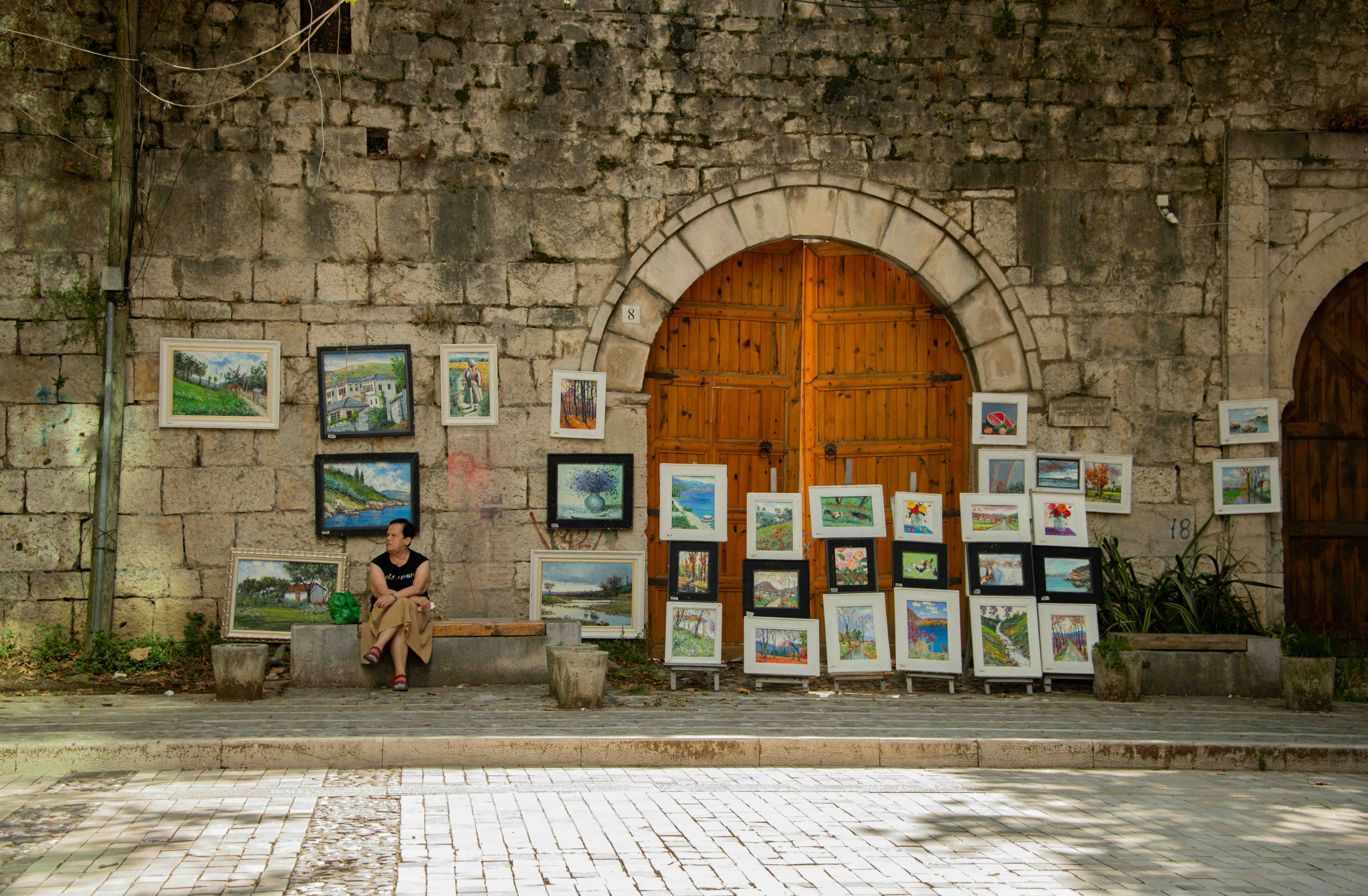 Skanderbeg-plein met ruiterstandbeeld