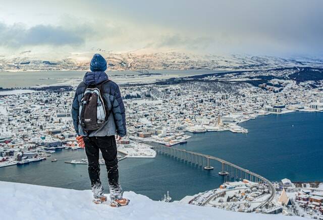 Winterlandschap rond Tromsø