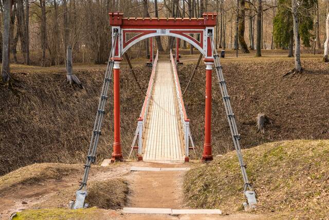Hangbrug in Viljandi