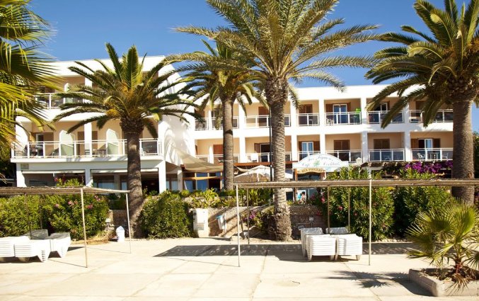 Gebouw van Hotel Ses Figueres op Ibiza