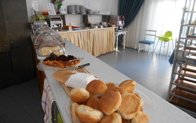 Het ontbijtbuffet van Hotel Koala Kos