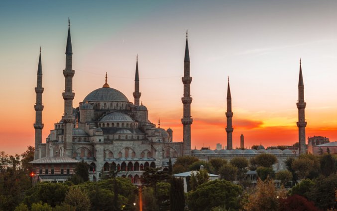 Istanbul - Moskee Sultan Ahmet