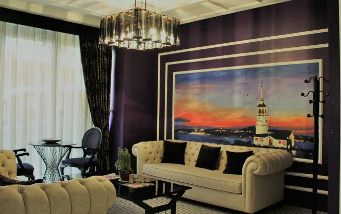 Lounge van Hotel Naumpasa Konagi in Istanbul