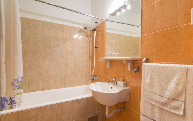 Badkamer van een appartement van Appartementen Lia in Dubrovnik