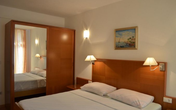 Slaapkamer van een appartement van Appartementen Lia in Dubrovnik