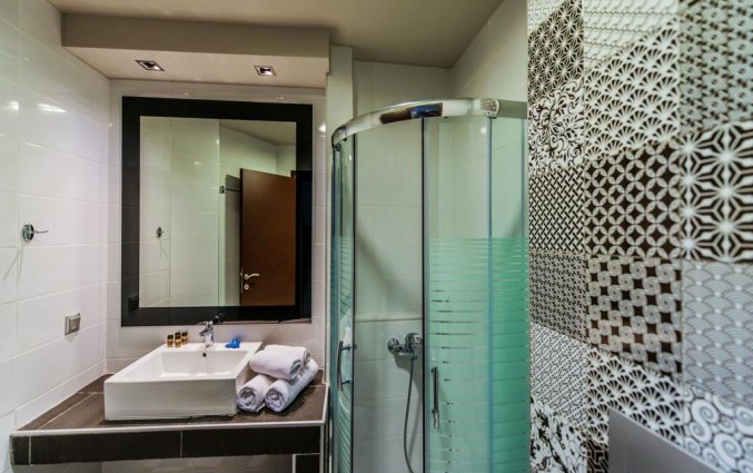 Badkamer van Appartementen van Flegra Beach Boutique op Chalkidiki