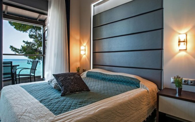 Tweepersoonskamer van Appartementen van Flegra Beach Boutique op Chalkidiki