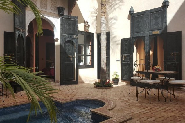 Patio van Riad Africa in Marrakech