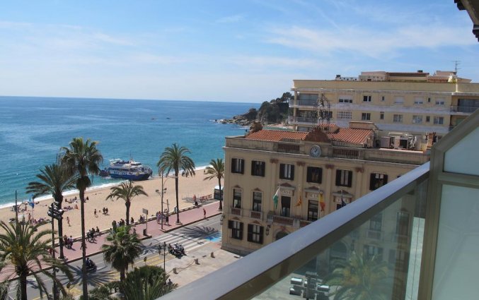 Balkon met uitzicht Hotel Miramar