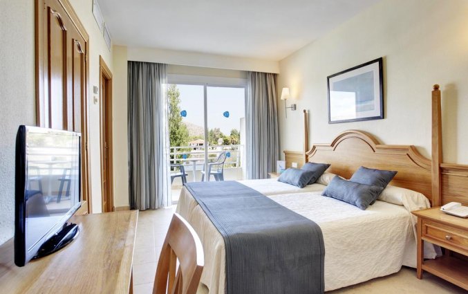 Tweepersoonskamer van hotel Grupotel Amapola op Mallorca