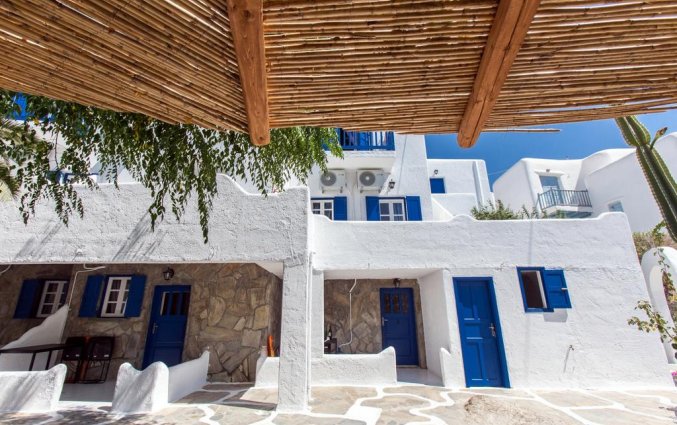 Vooraanzicht van Appartementen Edem Garden Residence Mykonos