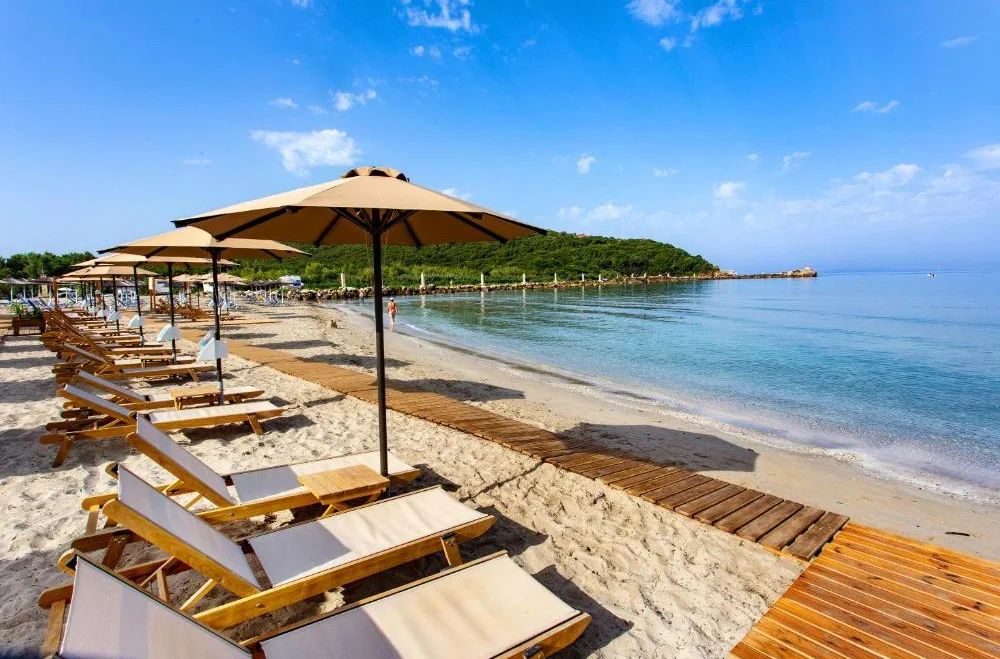 Hotel Sunrise Beach ligbedden