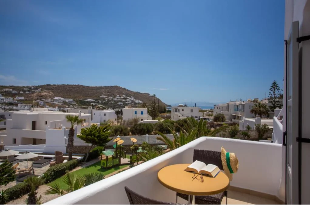 Hotel Yiannaki balkon 
