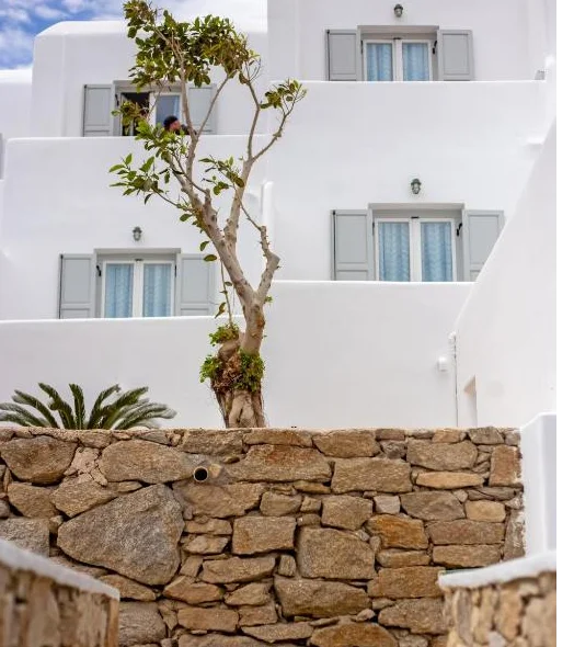 Hotel Yiannaki gebouw