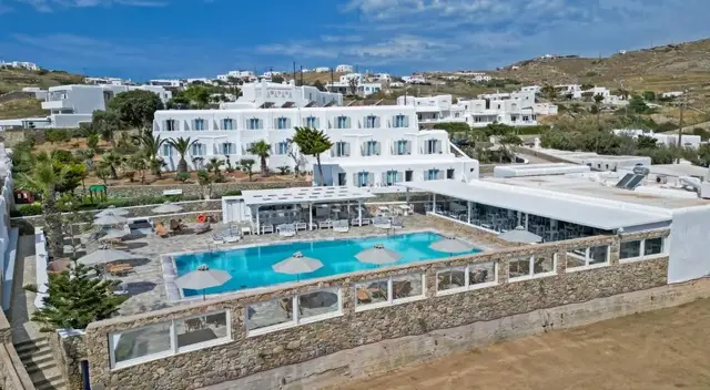Hotel Yiannaki gebouw