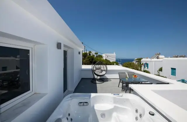 Hotel Zannis balkon