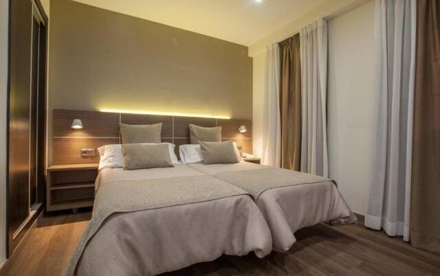 Tweepersoonkamer van Hotel Don Paco in Malaga