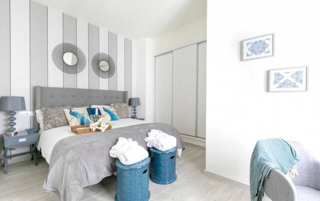 Slaapkamer van appartementen Soho Boutique Museo in Malaga