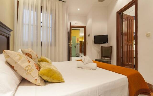 Tweepersoonskamer van Hotel Baco in Sevilla