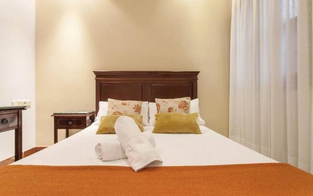 Tweepersoonskamer van Hotel Baco in Sevilla