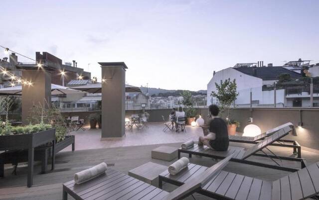 Zonneterras van Pol & Grace hotel Barcelona