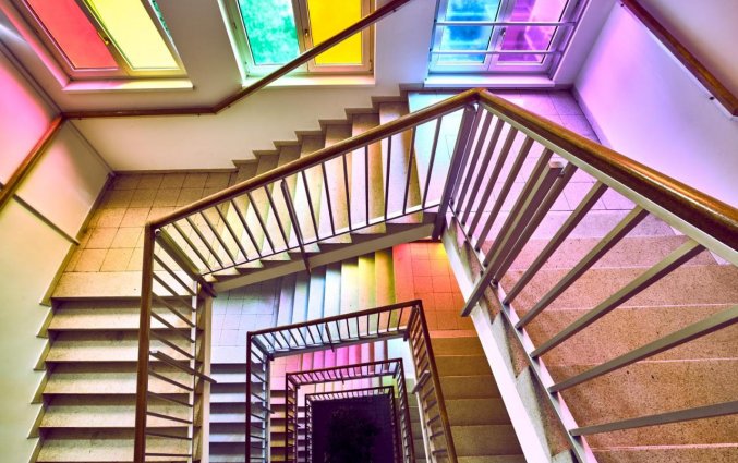 Trap van Hotel Magdas in Wenen