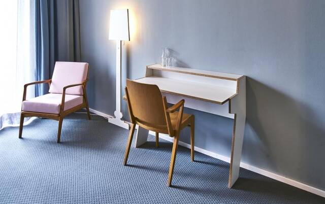 Tweepersoonskamer van Hotel Magdas in Wenen