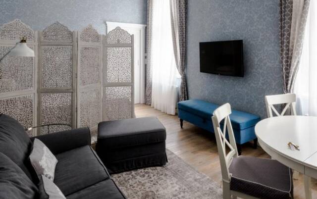 Tweepersoonskamer van appartementen Habitan Krakau