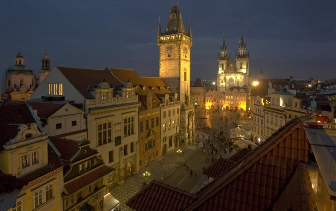Hotel Rott Uitzicht kerstmarkt Praag