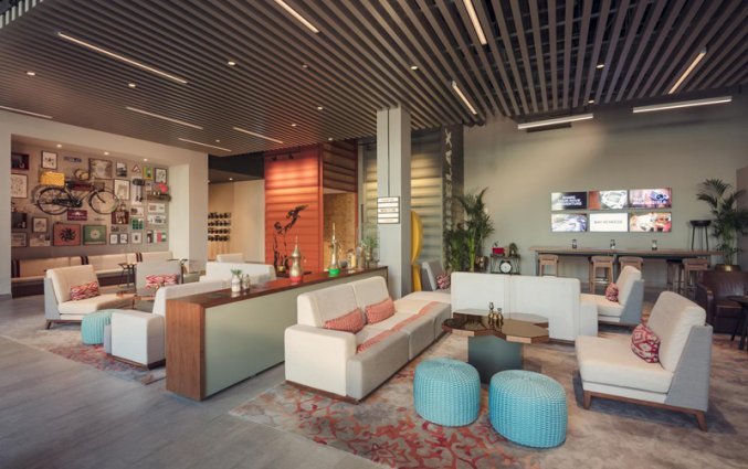 Lounge van Hotel Rove Downtown Dubai
