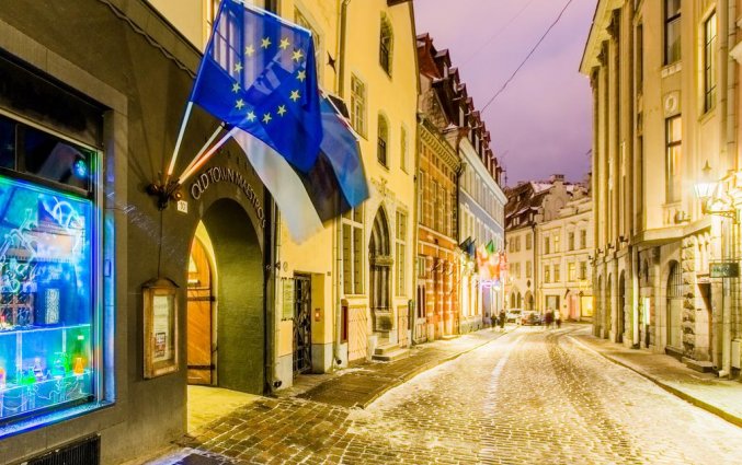 Ingang Hotel Hestia Maestro Tallinn