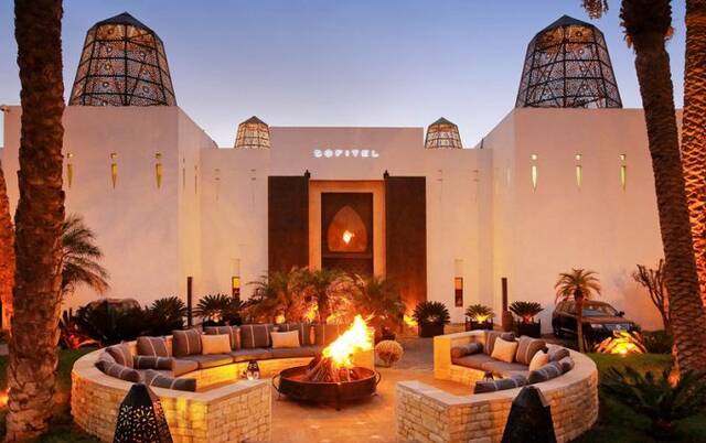Ingang van Resort Sofitel Agadir Royal Bay - Vakantie Agadir