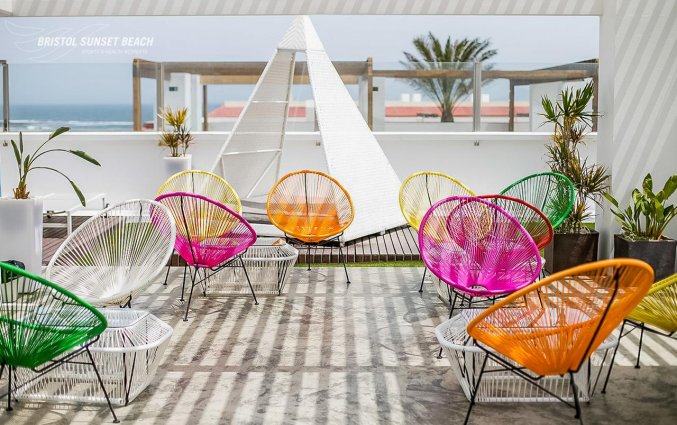 Dakterras van Appartementen Bristol Sunset Playa op Fuerteventura