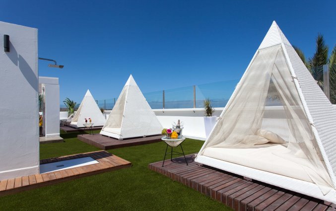 Dakterras van Appartementen Bristol Sunset Playa op Fuerteventura