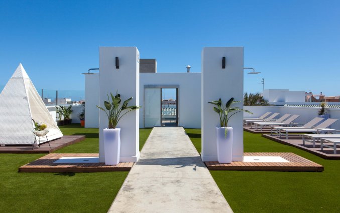 Dakterras van Appartementen Bristol Sunset Playa op Fuerteventura