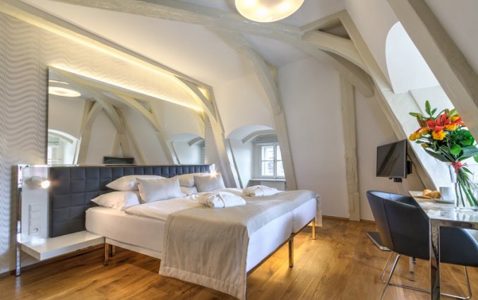 Tweepersoonskamer van Hotel Golden Star in Praag
