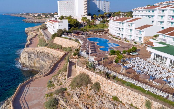 Uitzicht op Hotel HSM Calas Park op Mallorca
