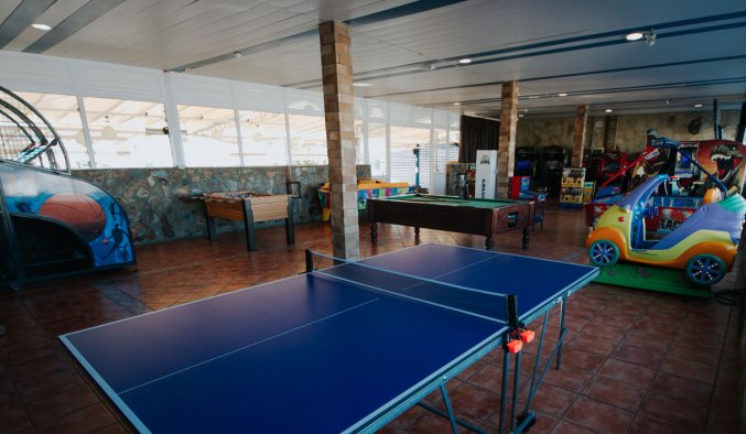 Spellenkamer van Hotel Puerto Azul op Gran Canaria