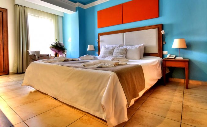 Tweepersoonskamer van Hotel Kiani Beach Resort op Kreta