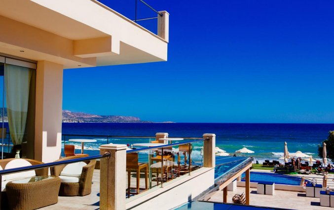 Uitzicht van Hotel Kiani Beach Resort op Kreta