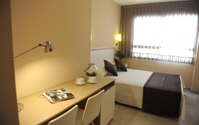 Kamer voor twee personen van hotel La City Mercado in Alicante