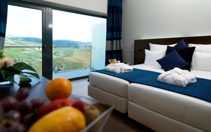 Kamer met uitzicht op de bergen of rivier van Água Hotels Mondim de Basto in Noord-Portugal