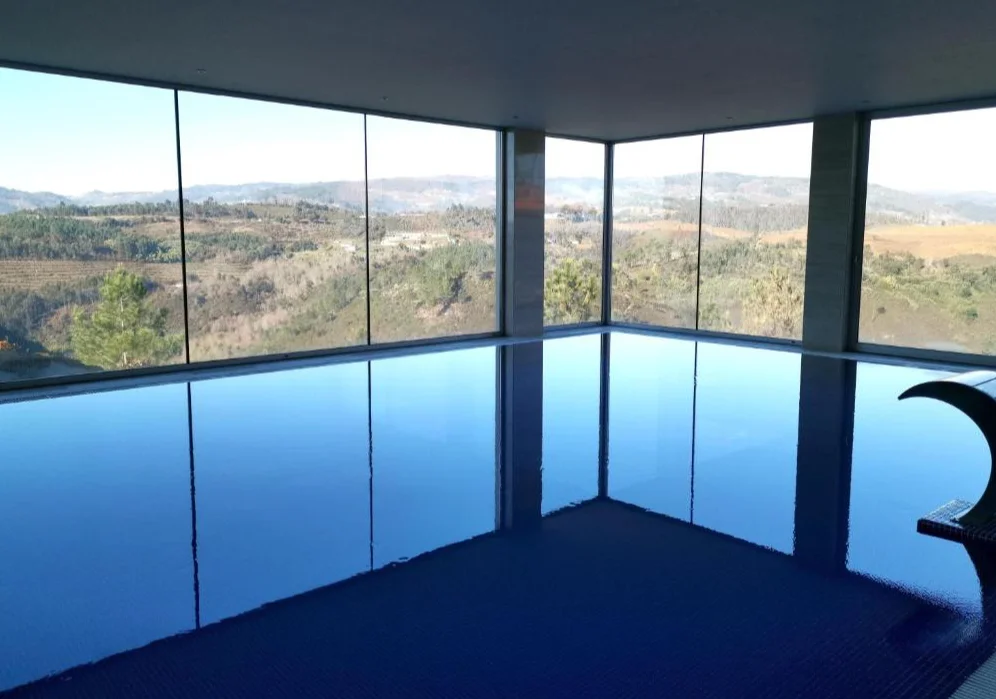 Água Hotels Mondim de Basto binnen zwembad 