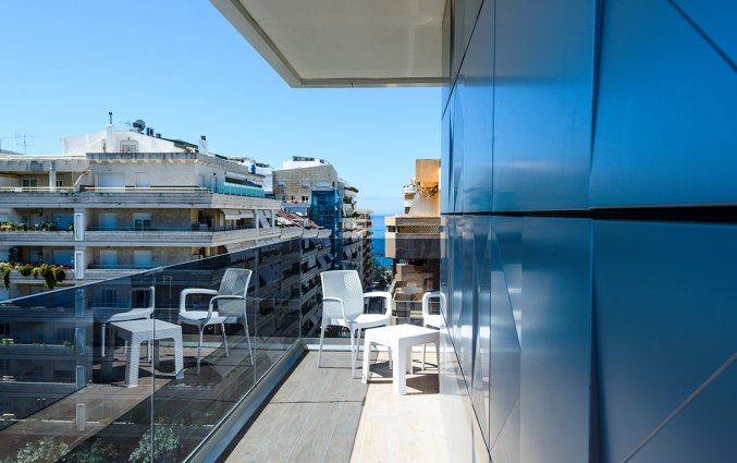 Balkon van een slaapkamer in Hotel Monarque El Rodeo in de Costa del Sol