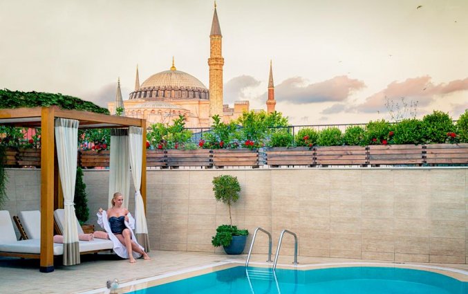 Uitzicht vanaf Sura Design Hotel & Suites in Istanbul