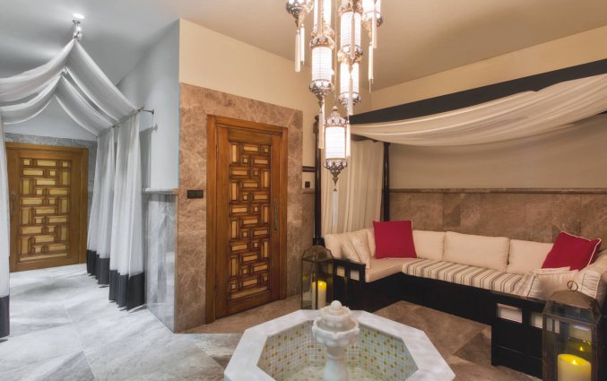 Wachtruimte voor de hamam van Sura Design Hotel & Suites in Istanbul