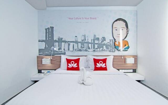 Tweepersoonskamer van Hotel Berry Biz op Bali