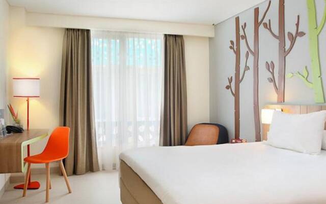 Tweepersoonskamer van Hotel Grand Livio op Bali