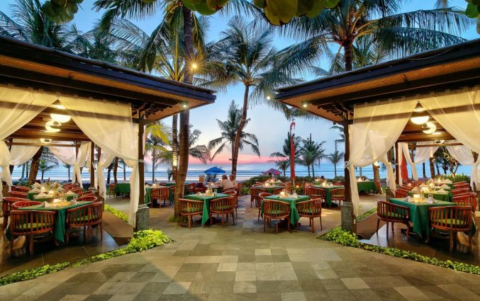 Restaurant van hotel Legian Beach in Bali