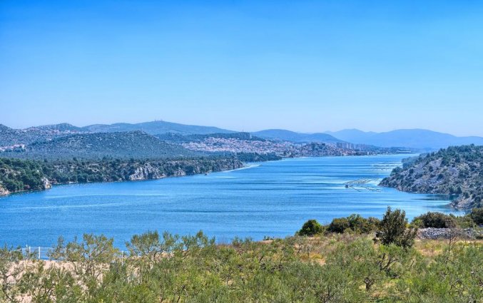 Uitzicht van Hotel Panorama in Dalmatie